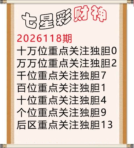 财神独胆图