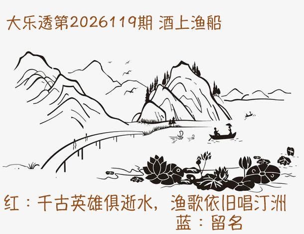 下酒菜酒上渔船图谜