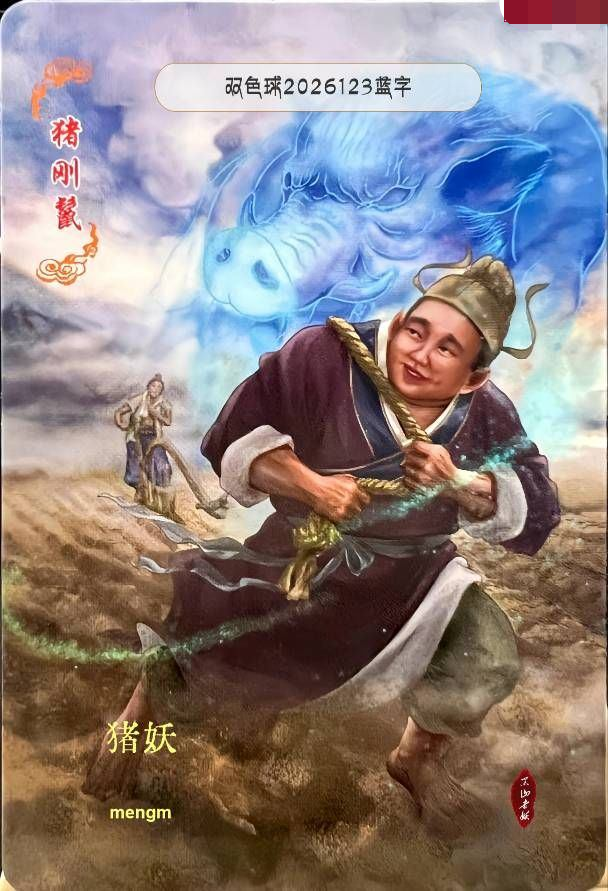 MENGM 红图蓝字