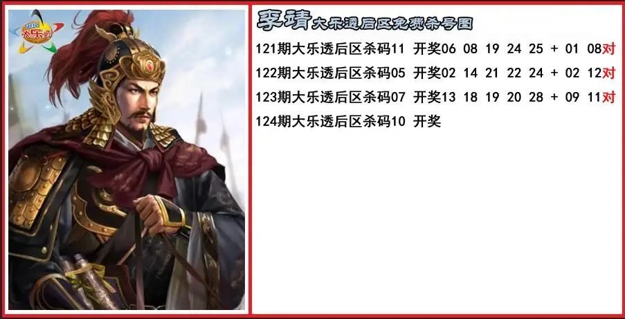 李靖后区免费杀号图