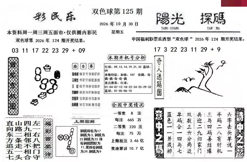 彩民乐+阳光探码