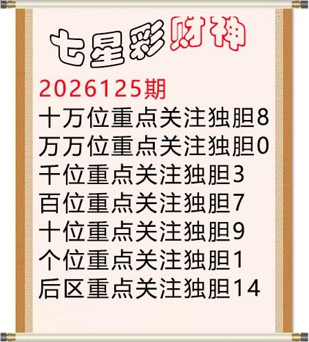 财神独胆图