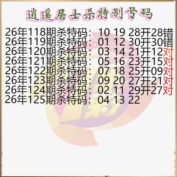 逍遥居士杀特别号码图