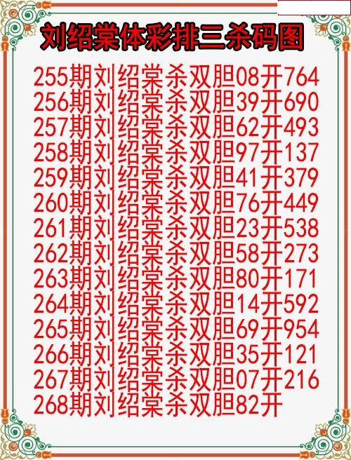 刘绍棠杀码图