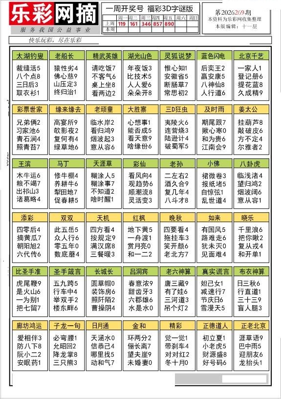 乐彩网摘1