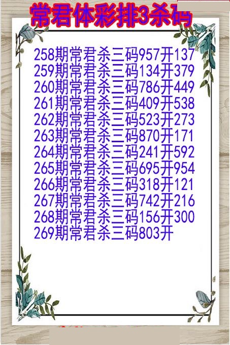 常君杀码图