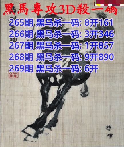 黑马杀码