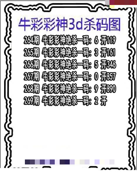 牛彩彩神杀码