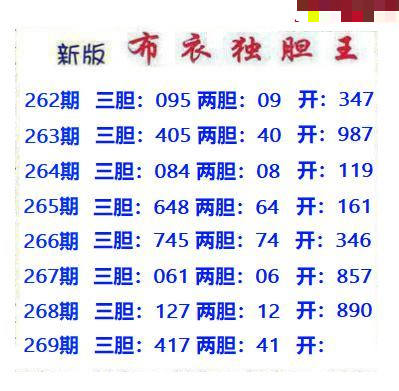 新版布衣独胆王