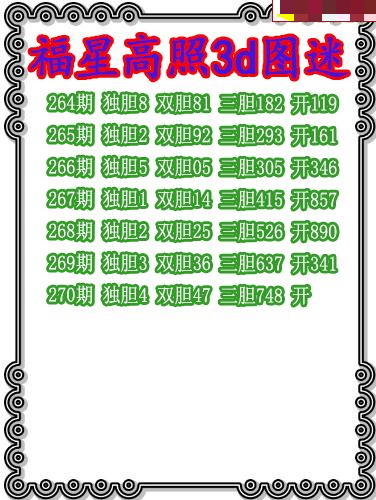 福星高照三胆