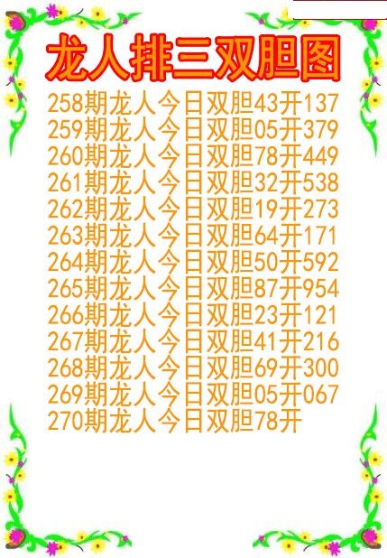 龙人双胆图