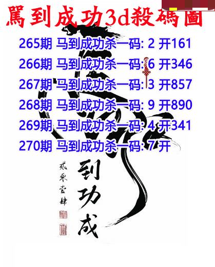 马到成功杀码