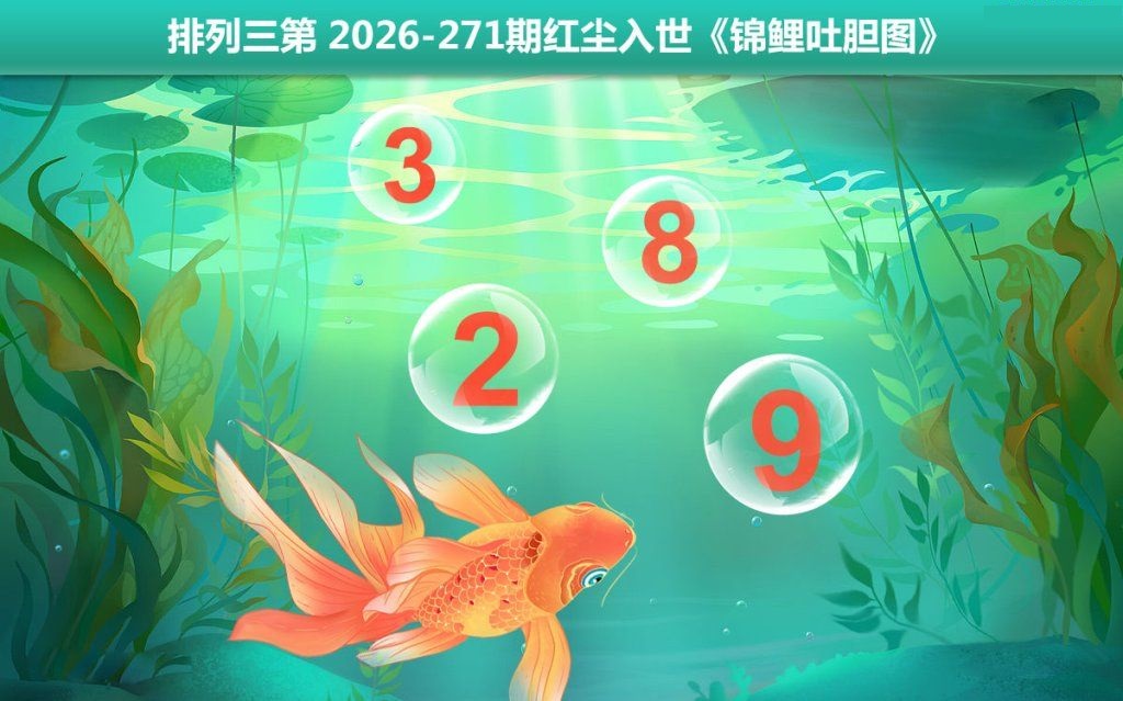 锦鲤吐胆图