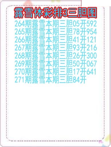 露雪三胆图
