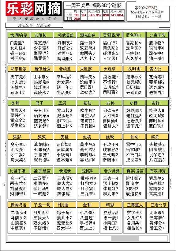 乐彩网摘1