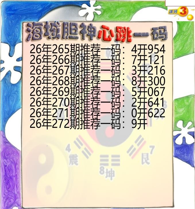 海城胆神心跳一码