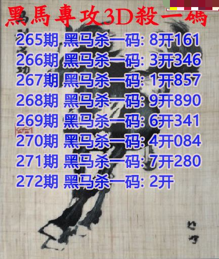 黑马杀码