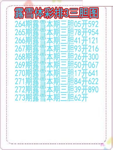 露雪三胆图