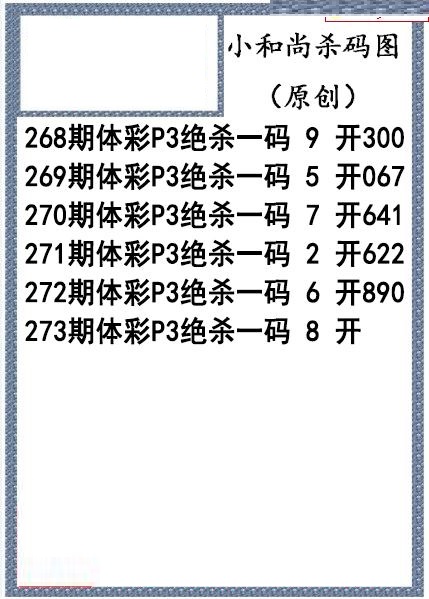 小和尚杀码