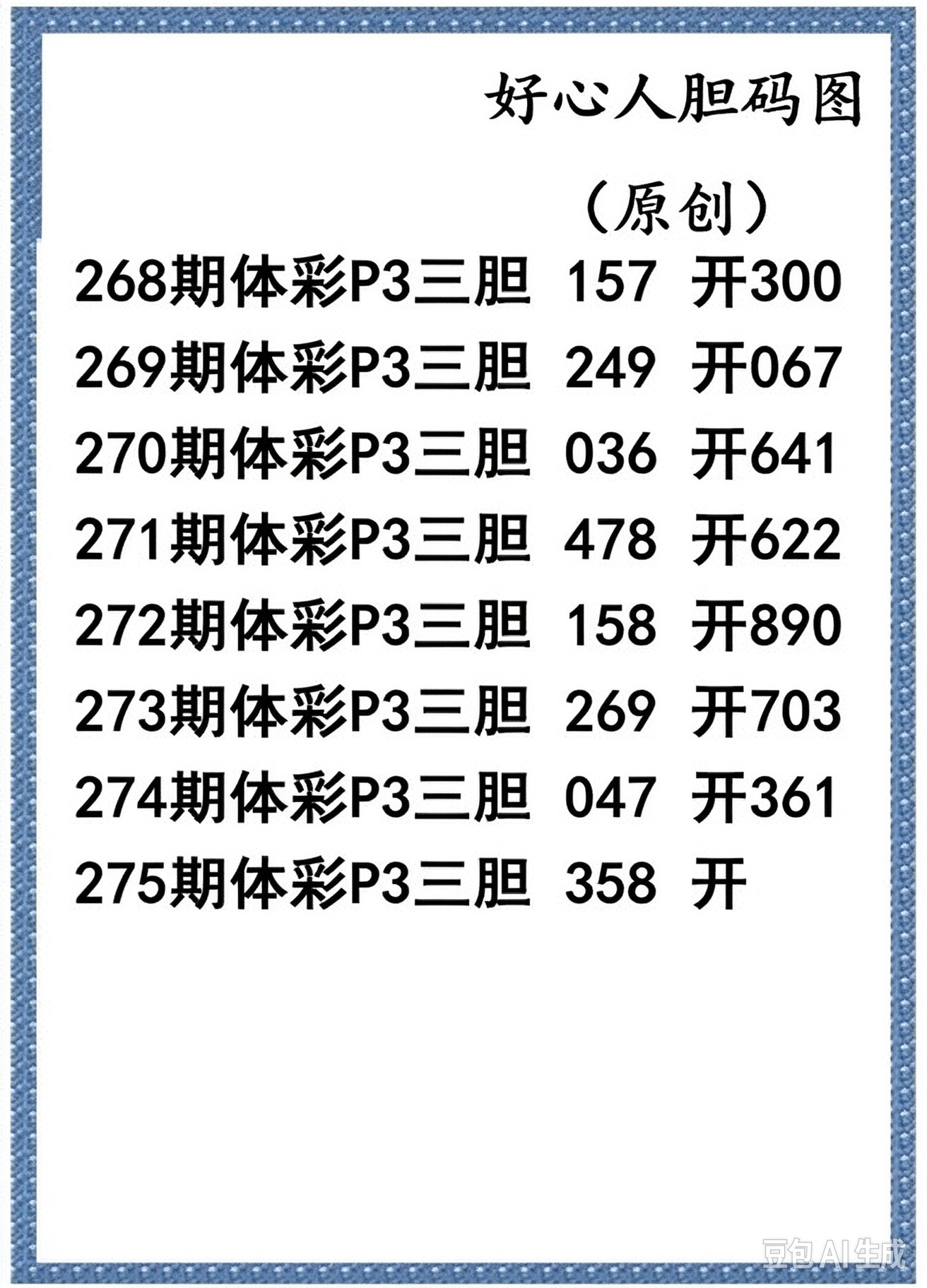 好心人送胆