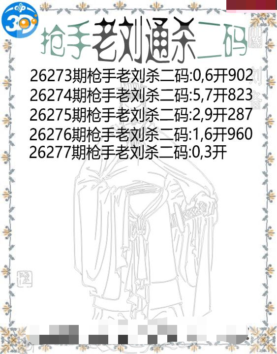 抢手老刘通杀二码