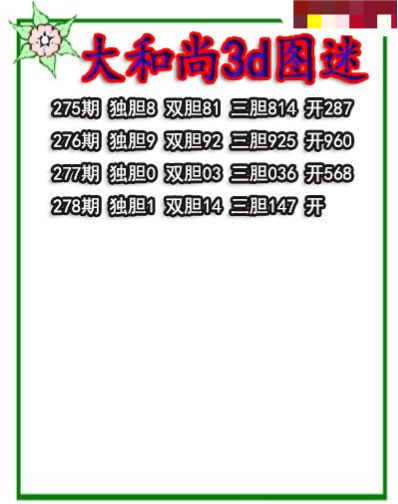 大和尚三胆