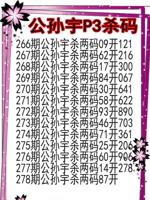 公孙宇杀码图