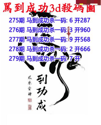 马到成功杀码