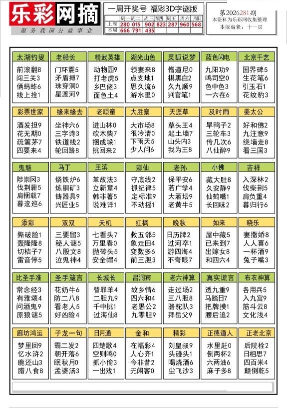 乐彩网摘1