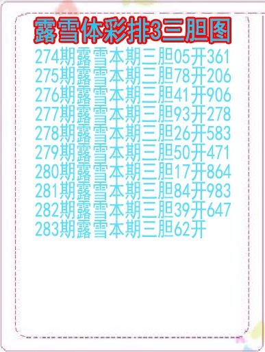 露雪三胆图