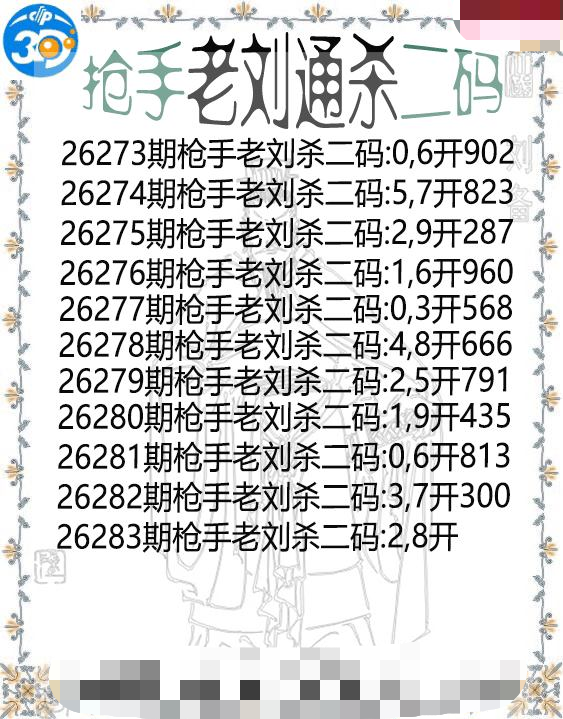 抢手老刘通杀二码
