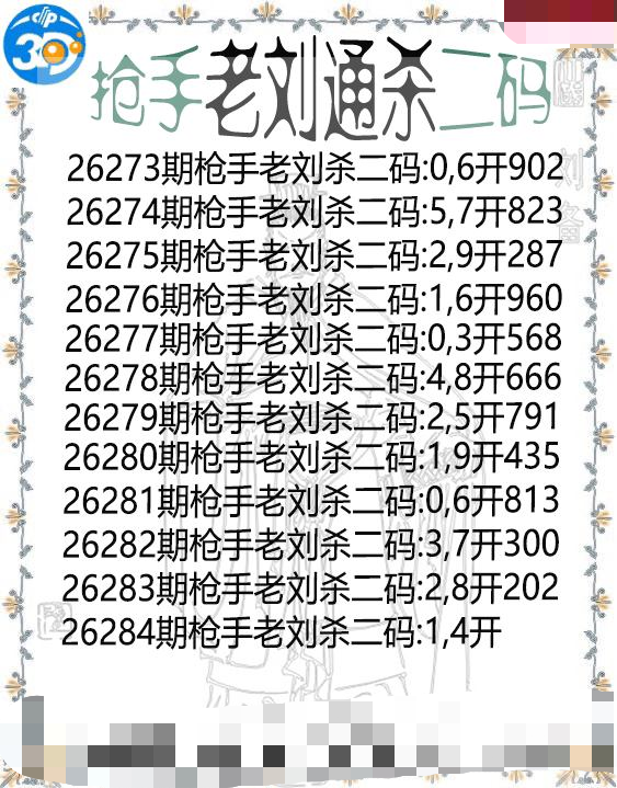 抢手老刘通杀二码