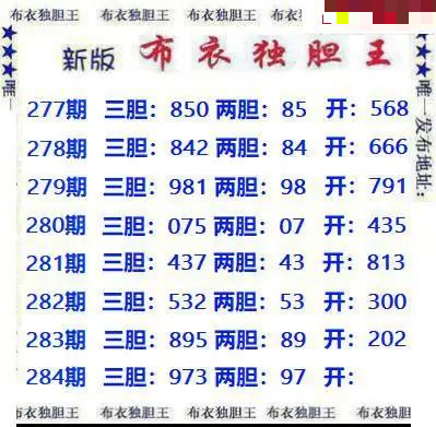 新版布衣独胆王