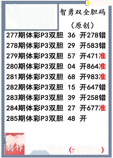 智勇双全双胆图迷