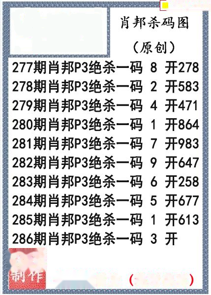 肖邦杀码