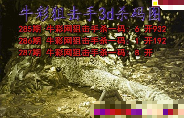牛彩狙击手杀码