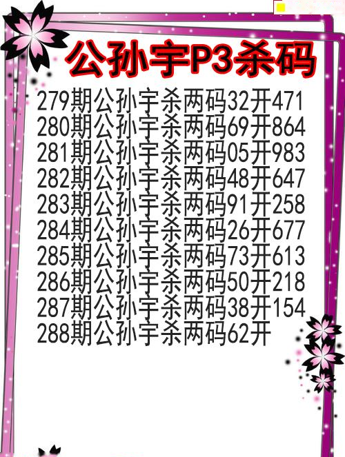 公孙宇杀码图