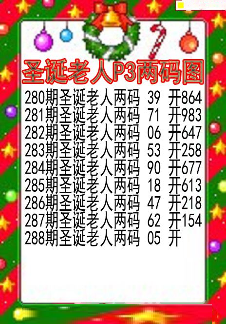 圣诞老人两码图