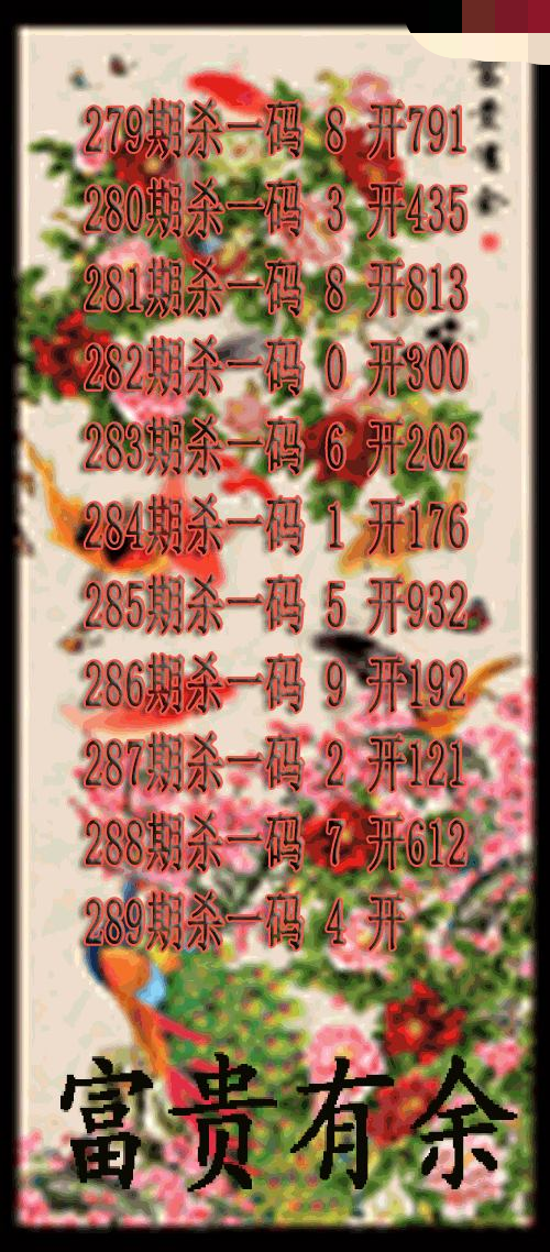 富贵有余杀码