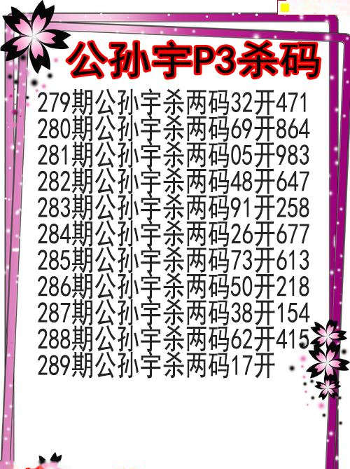 公孙宇杀码图