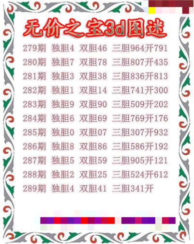 无价之宝送胆