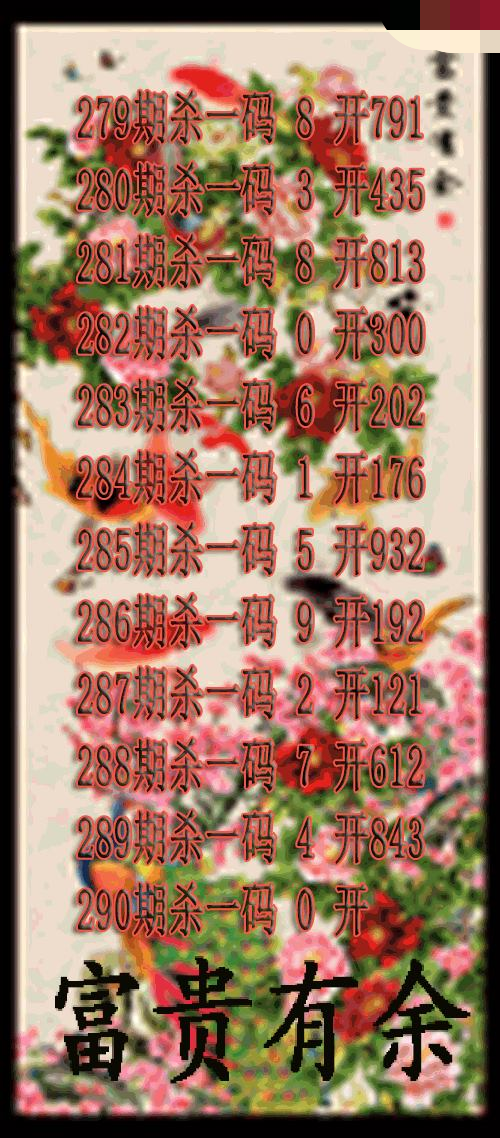 富贵有余杀码
