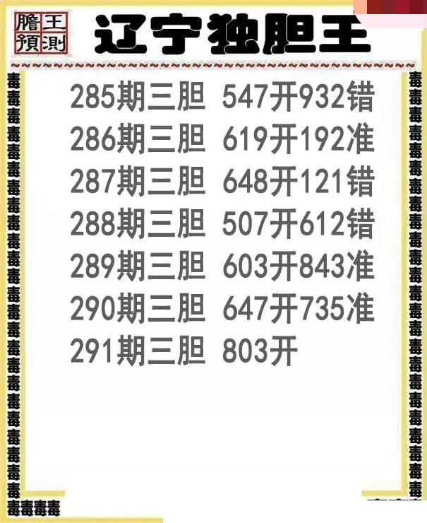 辽宁独胆王